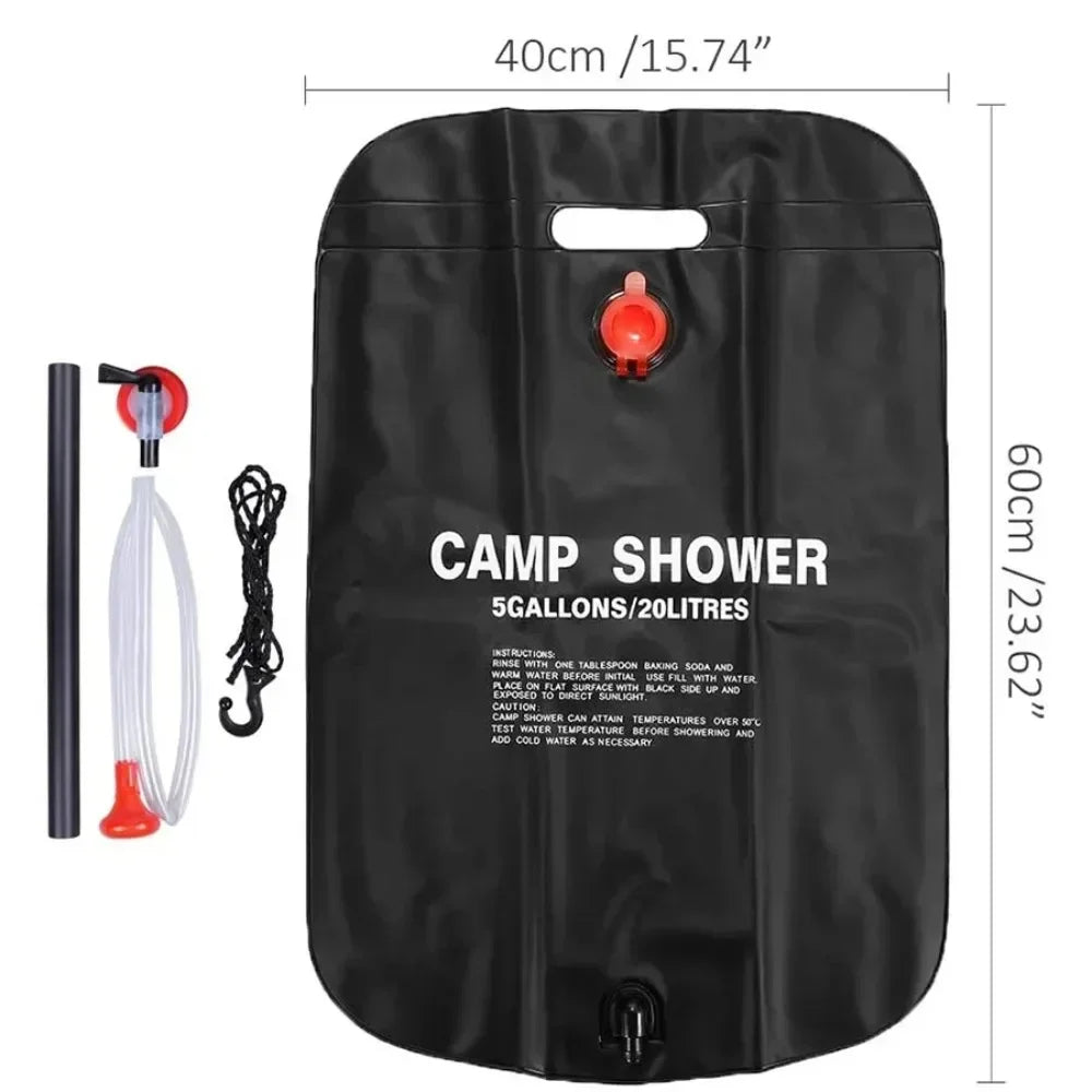 Sac de douche mobile