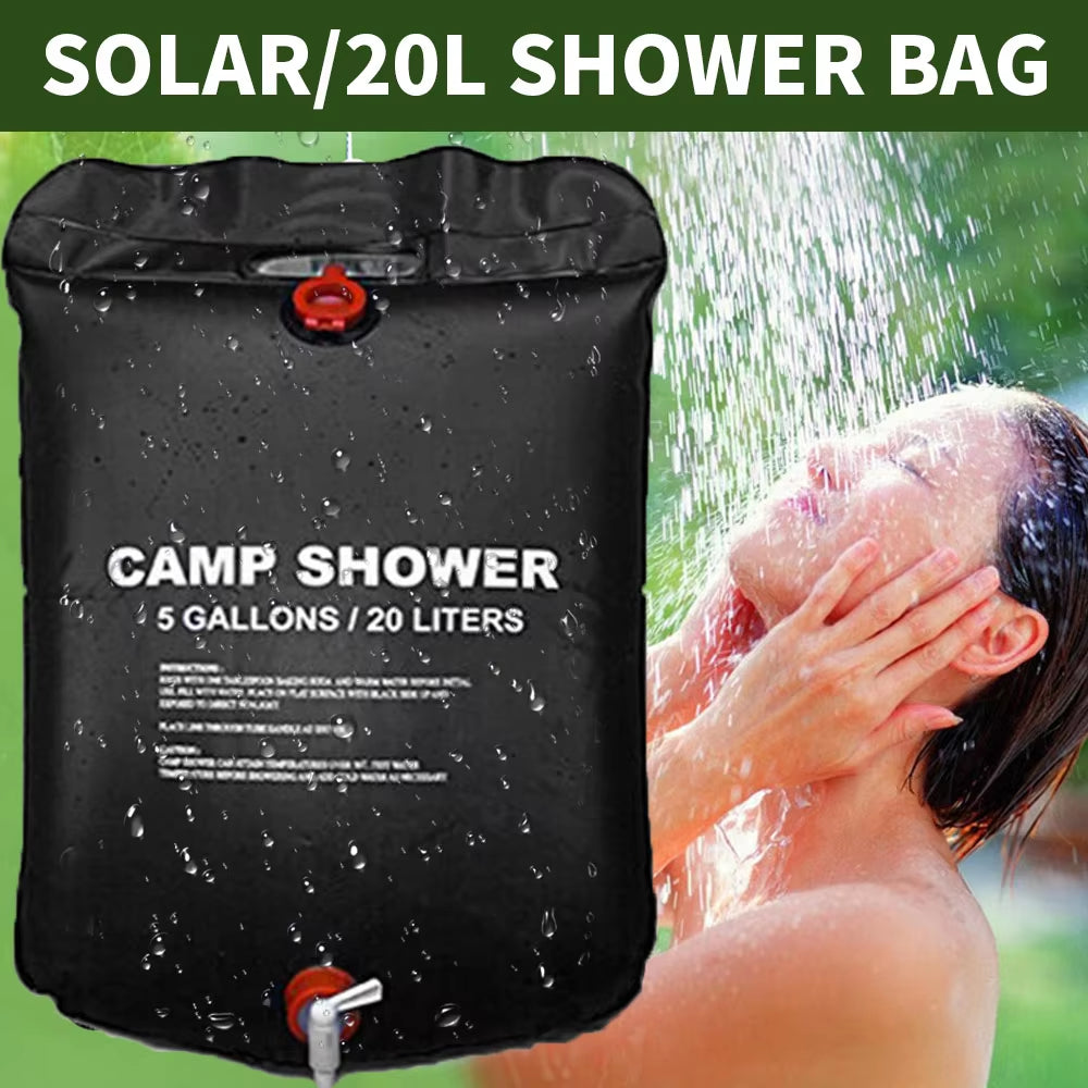 Sac de douche portable